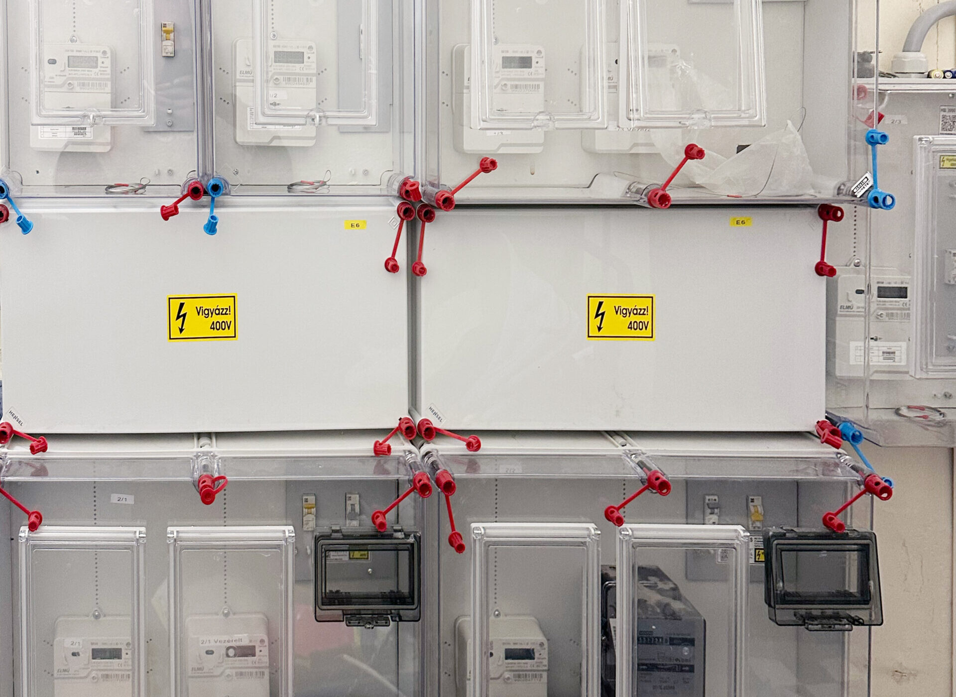 Fogyasztásmérő helyek kialakítása